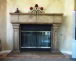 Fireplace Faux in Country Tuscan Finish Look
